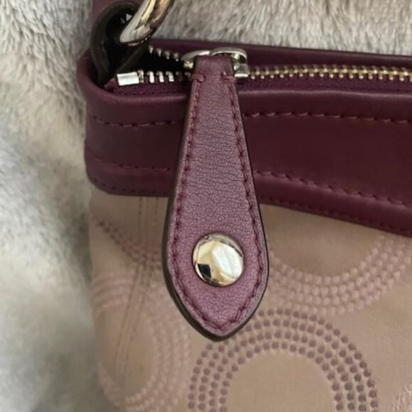 Vintage Ashley Dotted Op Art Large Hippie should bag - Picture 6 of 7